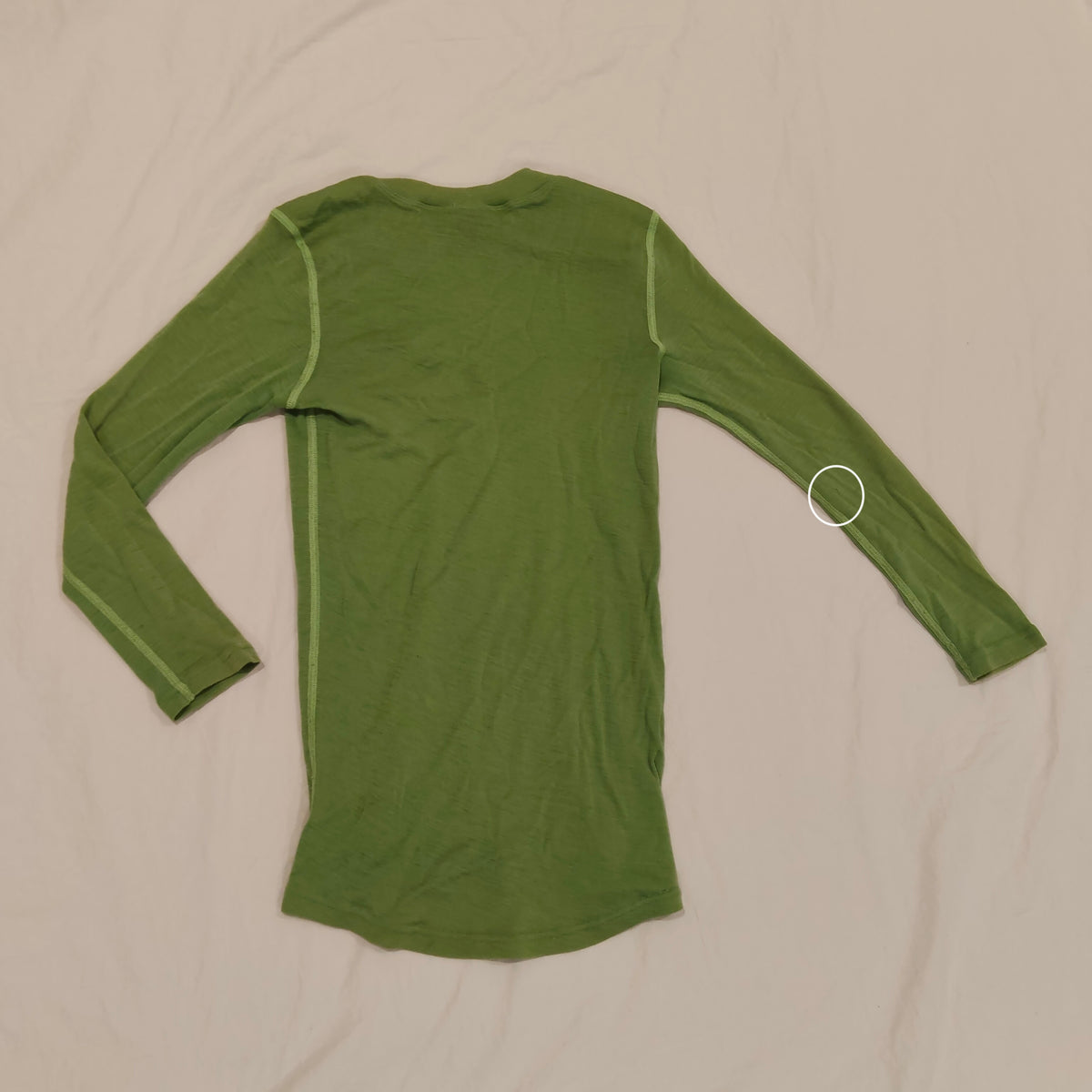 MACPAC Merino Top Size 10YRS Green Long Sleeve