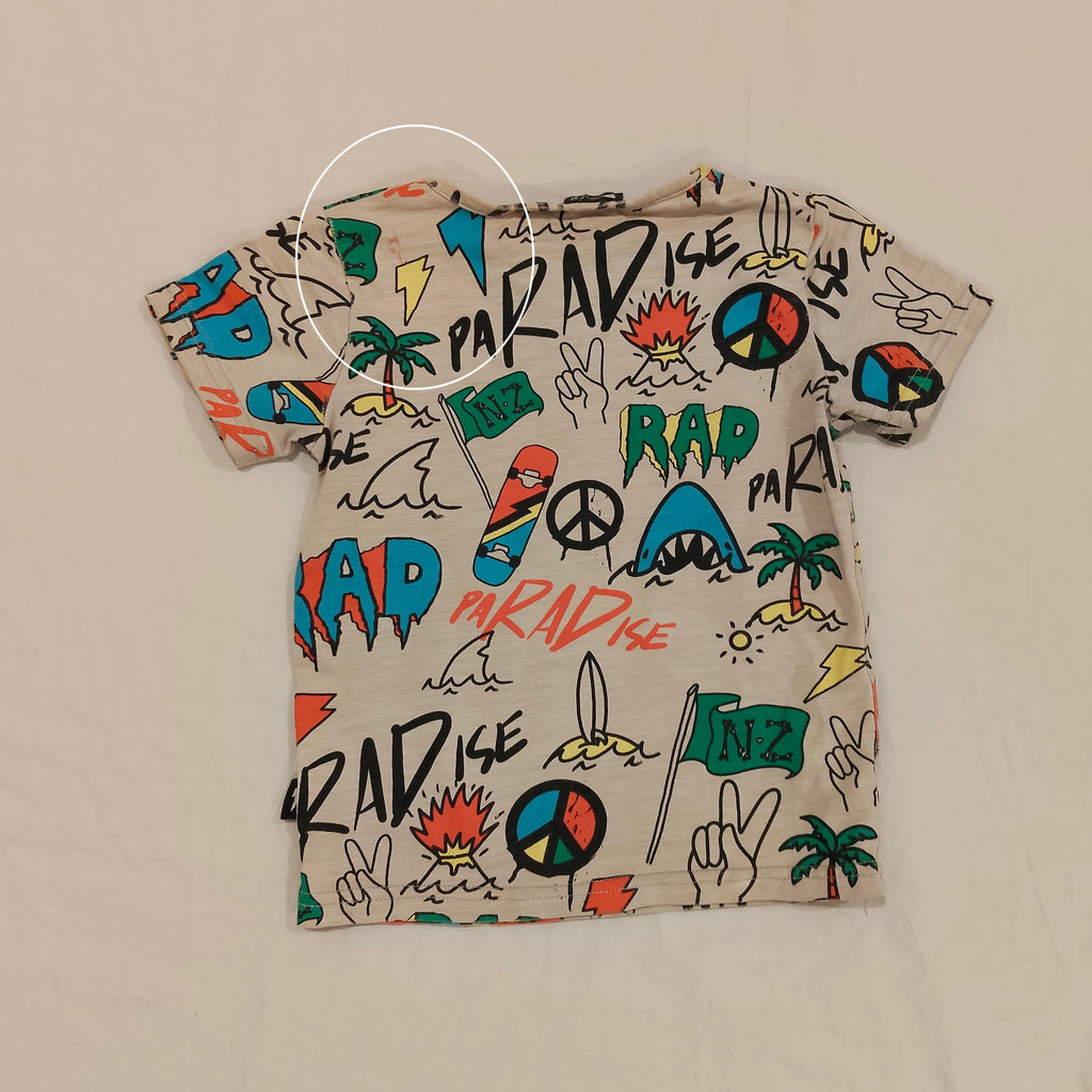 RADICOOL DUDE Tee Size 2 Boys 'RAD'