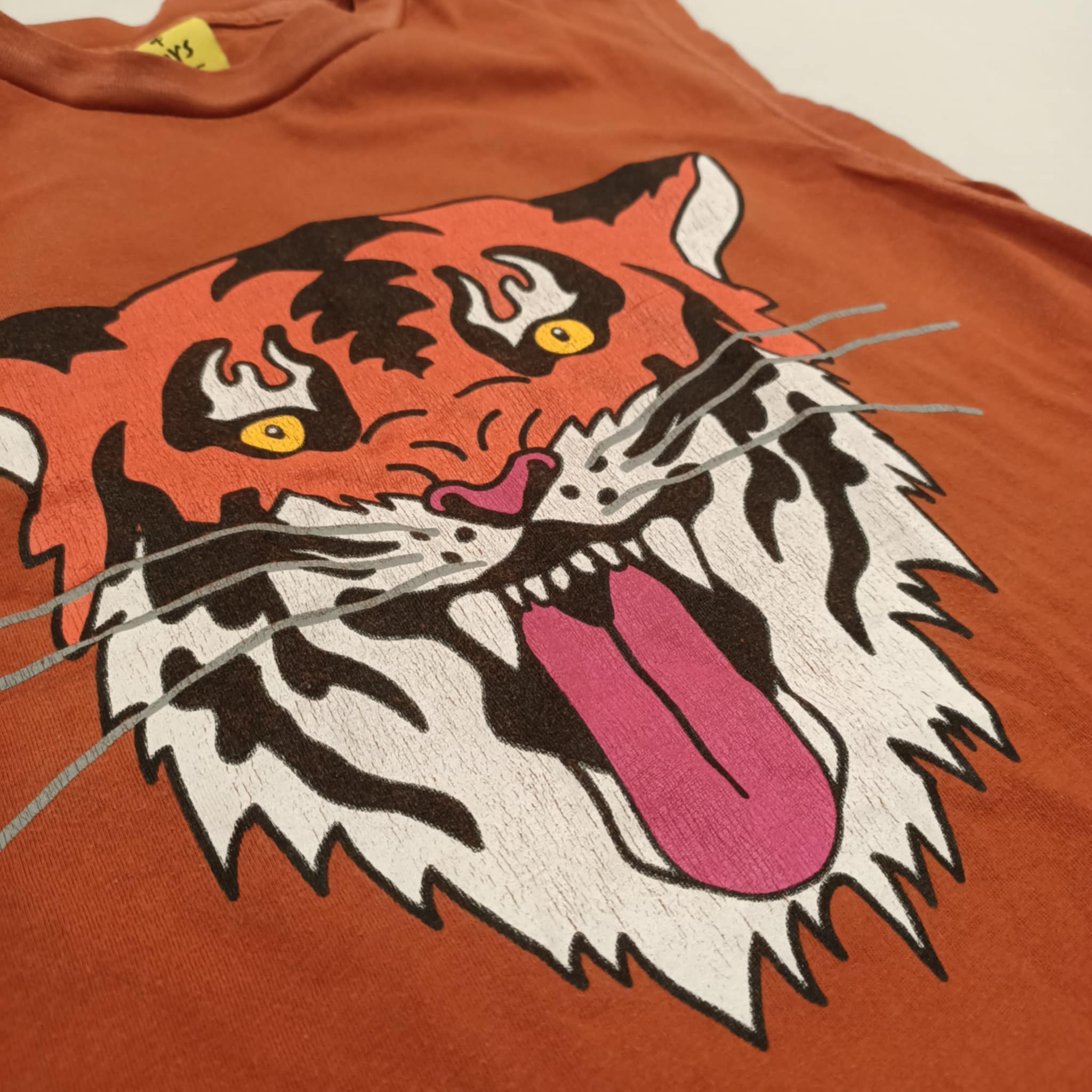 BAND OF BOYS top size 10 boys sleeveless orange