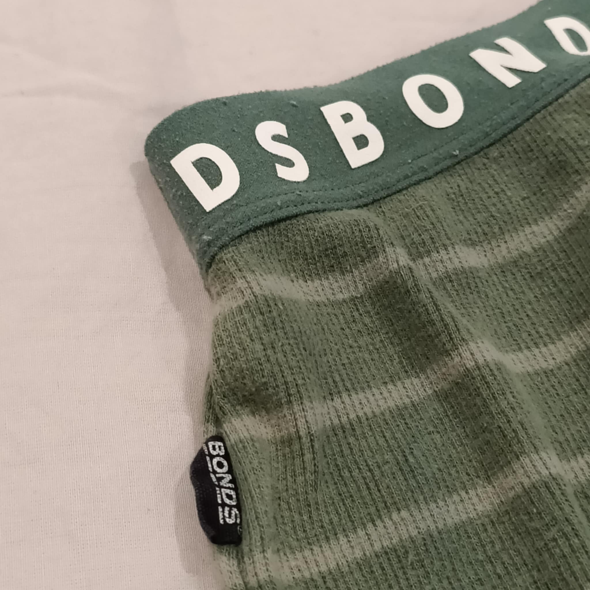 BONDS legging size 3 boys green stripes