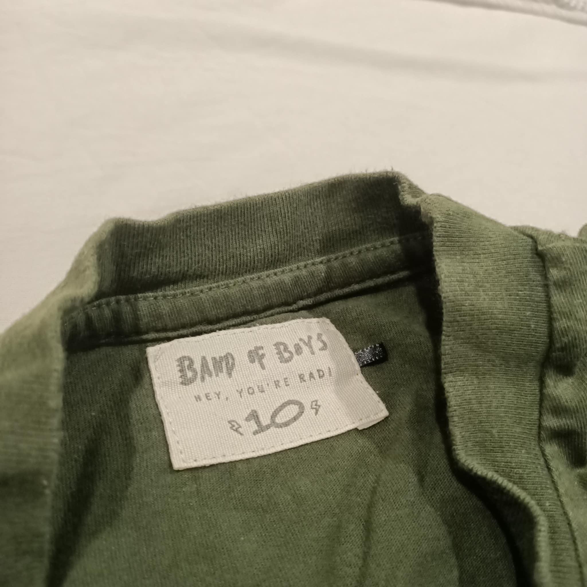 BAND OF BOYS top size 10 sleeveless green