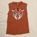 BAND OF BOYS top size 10 boys sleeveless orange