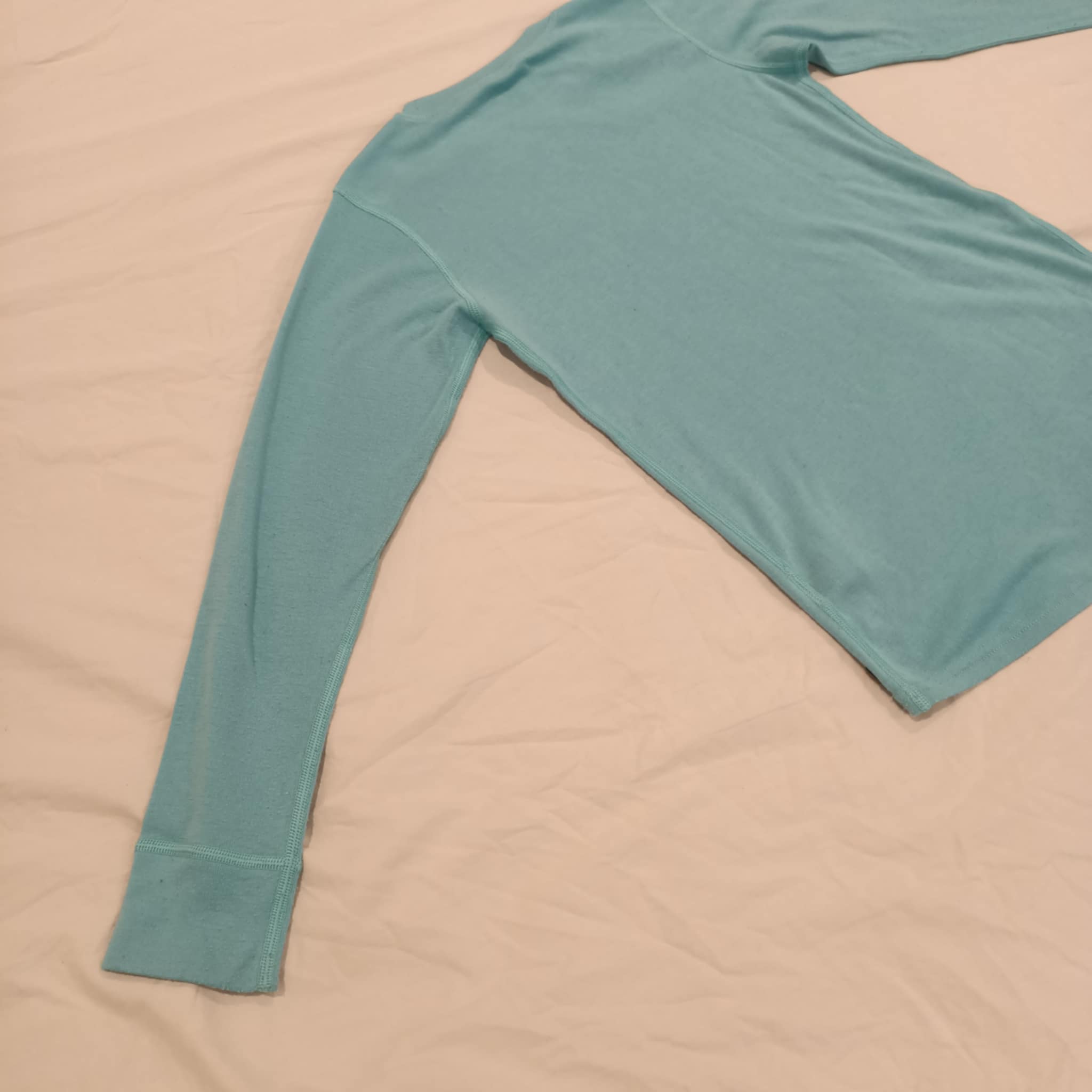MACPAC thermal top size 10y unisex kids long sleeve light blue