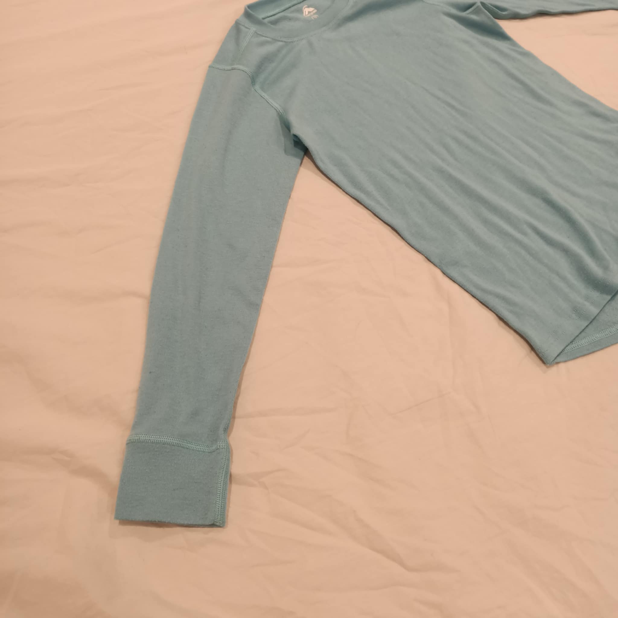 MACPAC thermal top size 10y unisex kids long sleeve light blue