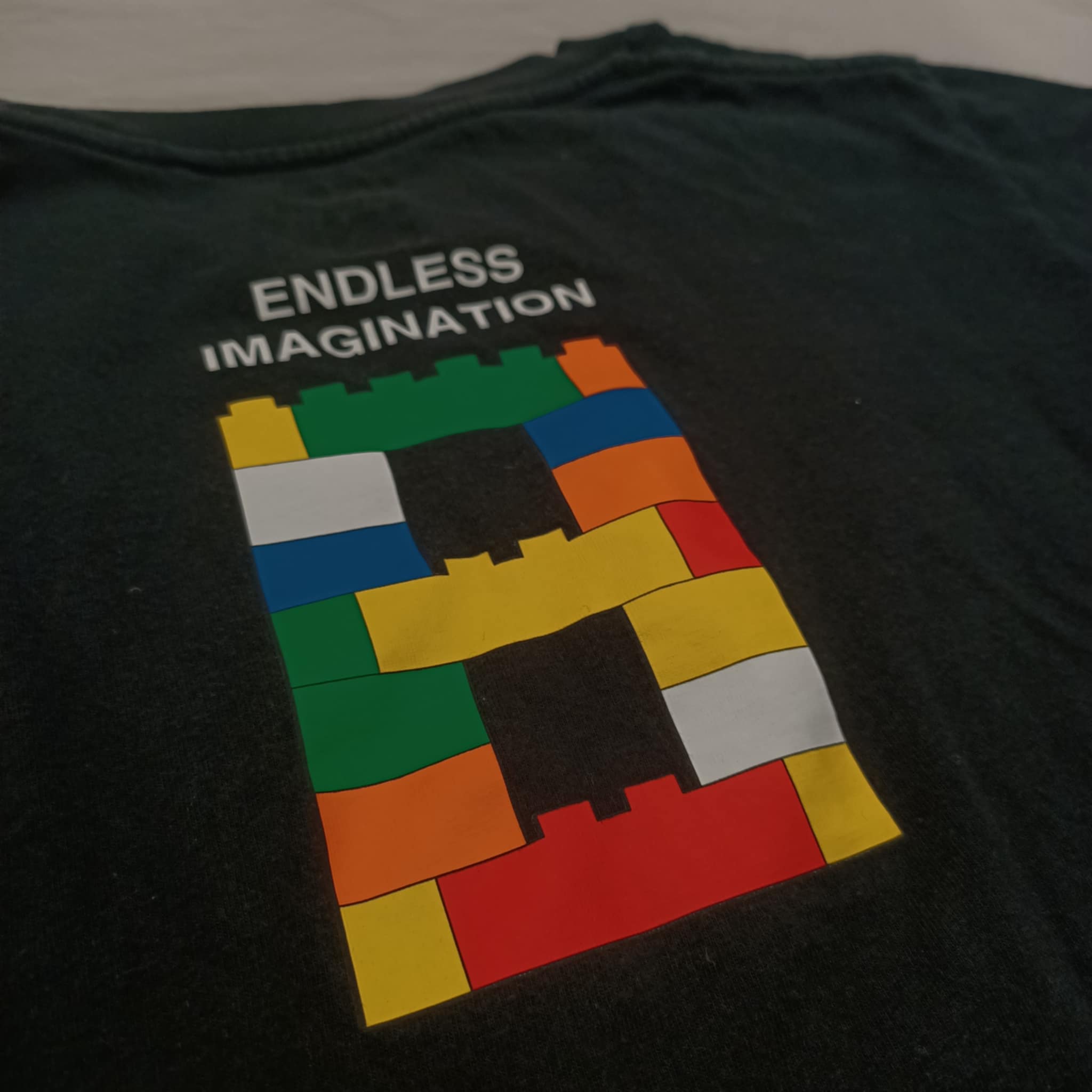 LEGO Uniqlo tee size 5-6y boys black short sleeve