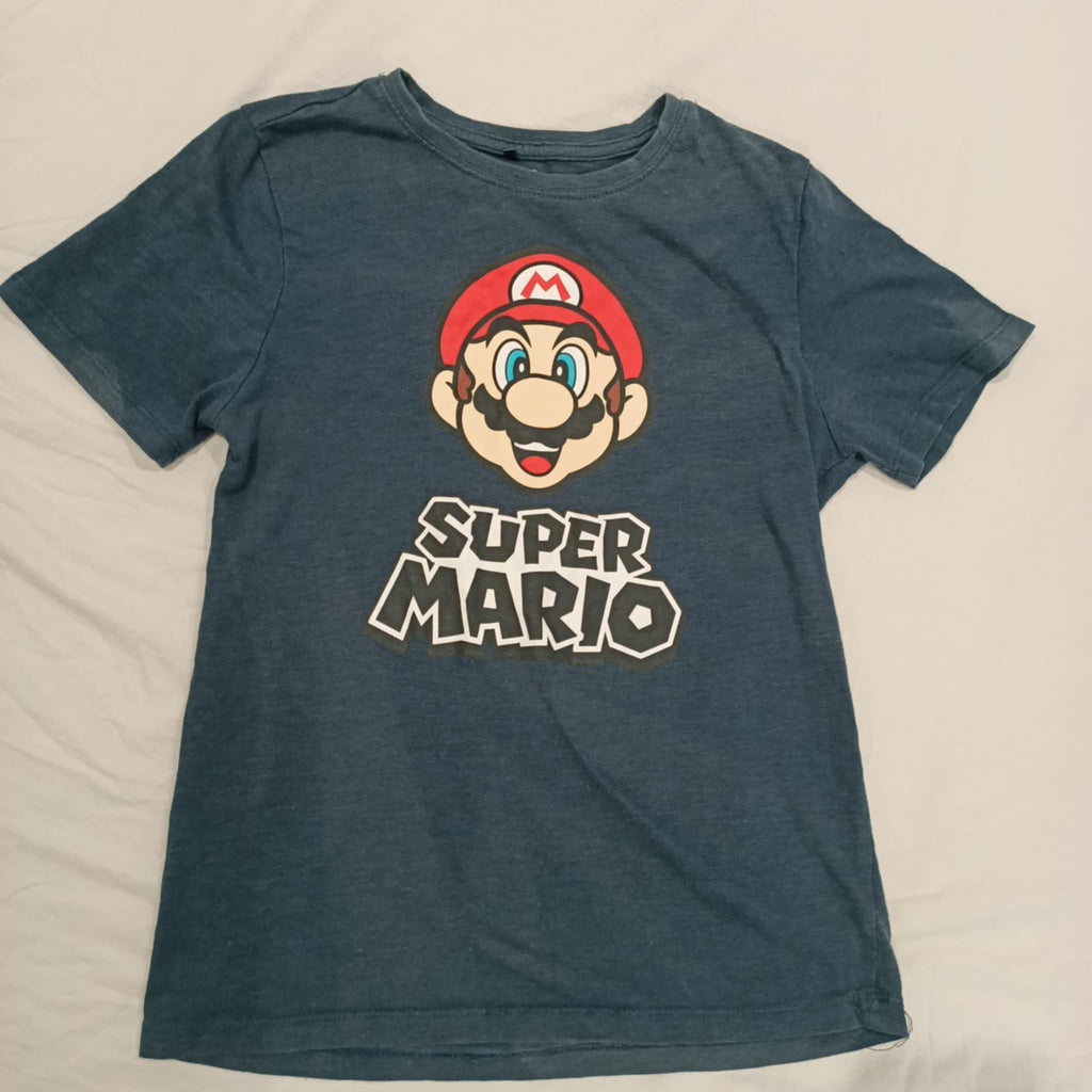 SUPER MARIO tee size 12 boys short sleeve
