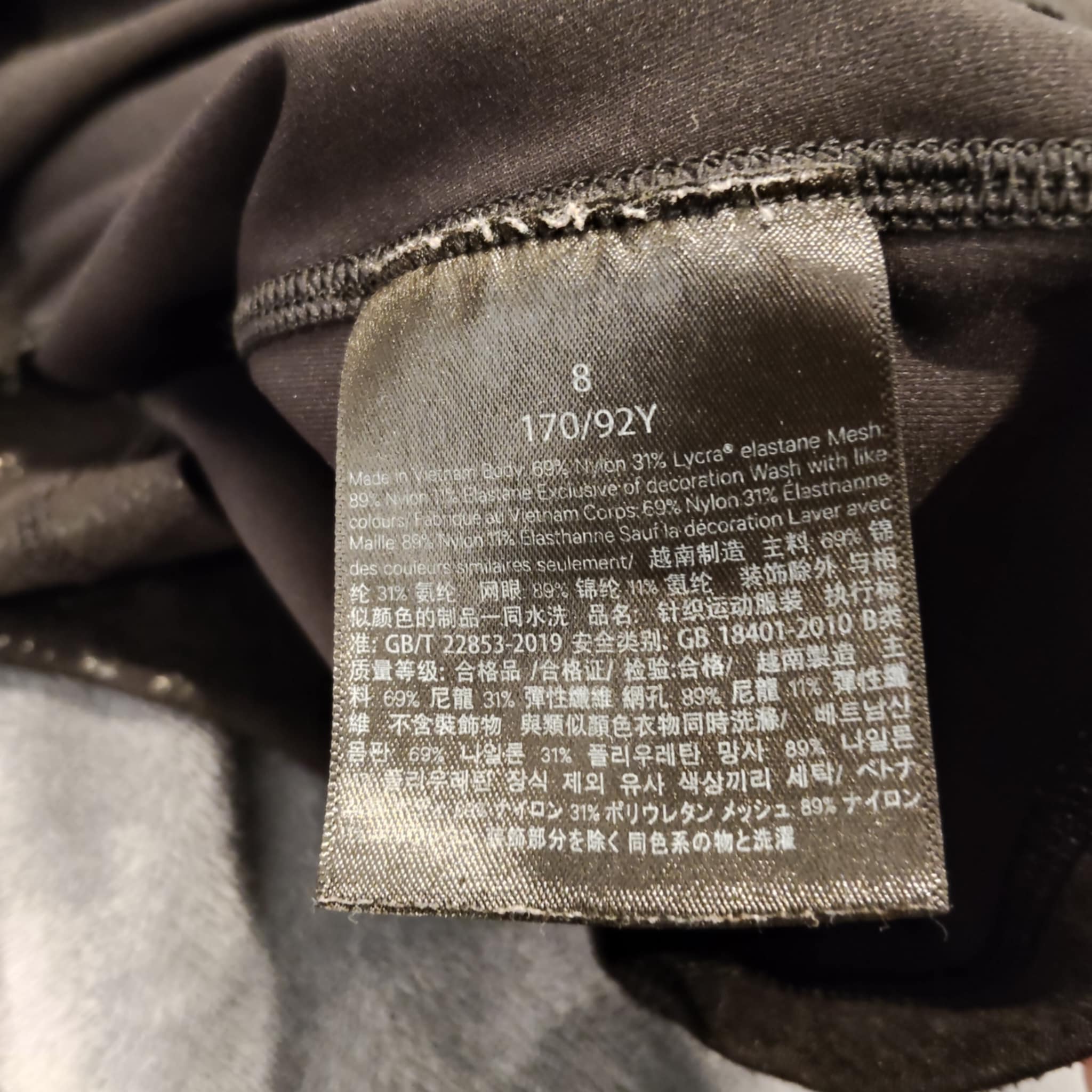 LULULEMON Defined Jacket Shine size 8 Lulu (size 12 NZ)