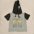 RADICOOL DUDE hooded tee size 3 boys Mr. Bright Side