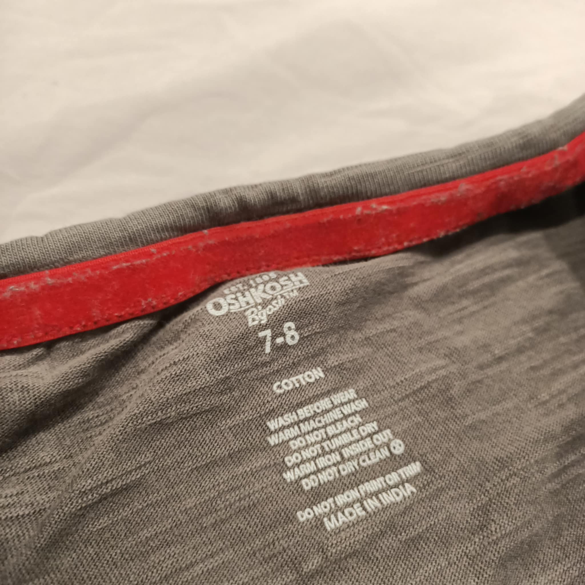 OSHKOSH top size 7-8 boys long sleeve