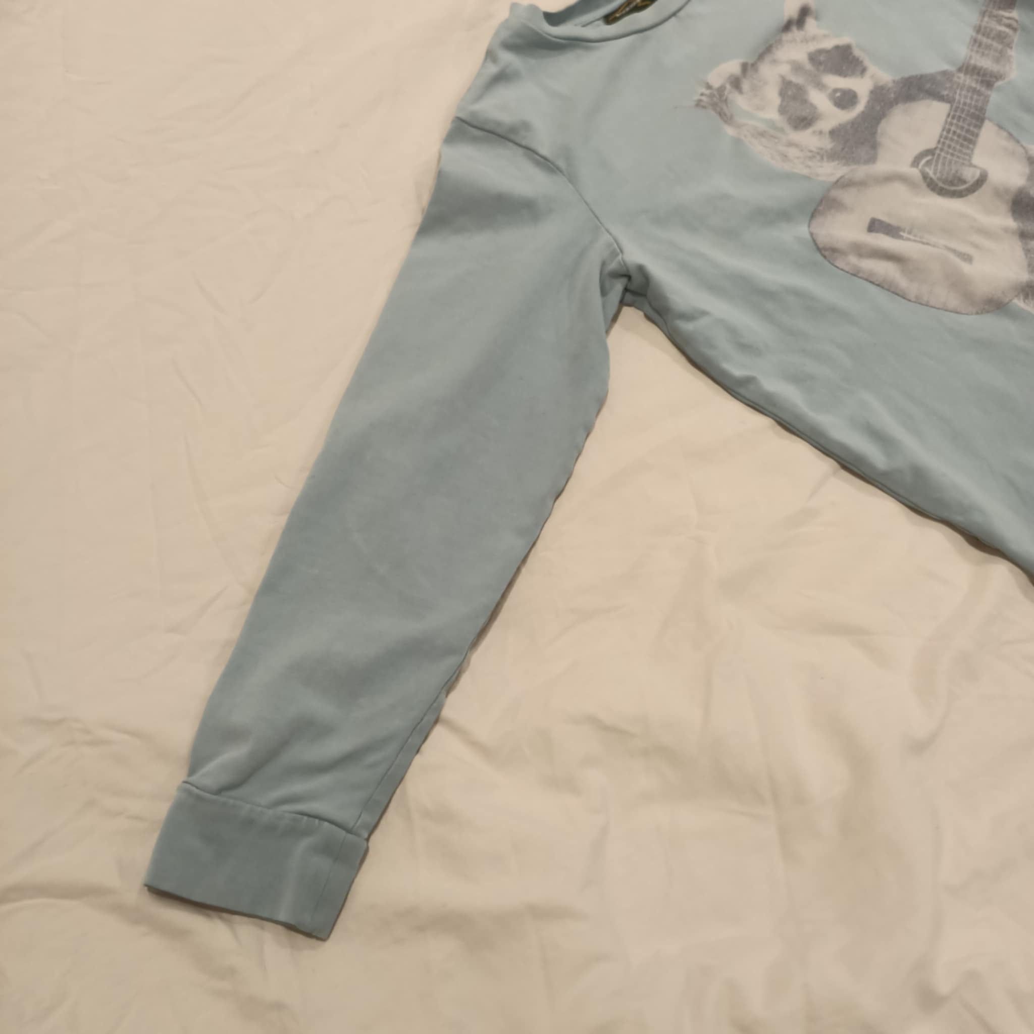 ROCK YOUR KID top size 12y boys long sleeve light blue