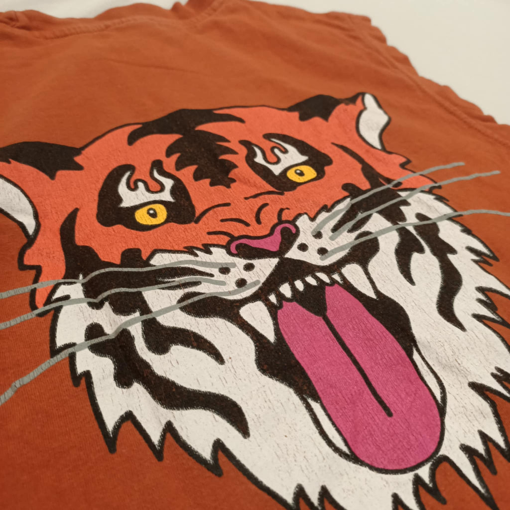 BAND OF BOYS top size 10 boys sleeveless orange