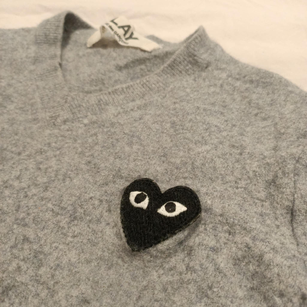 COMME DES GARCONS PLAY heart jumper size 2-3y unisex kids