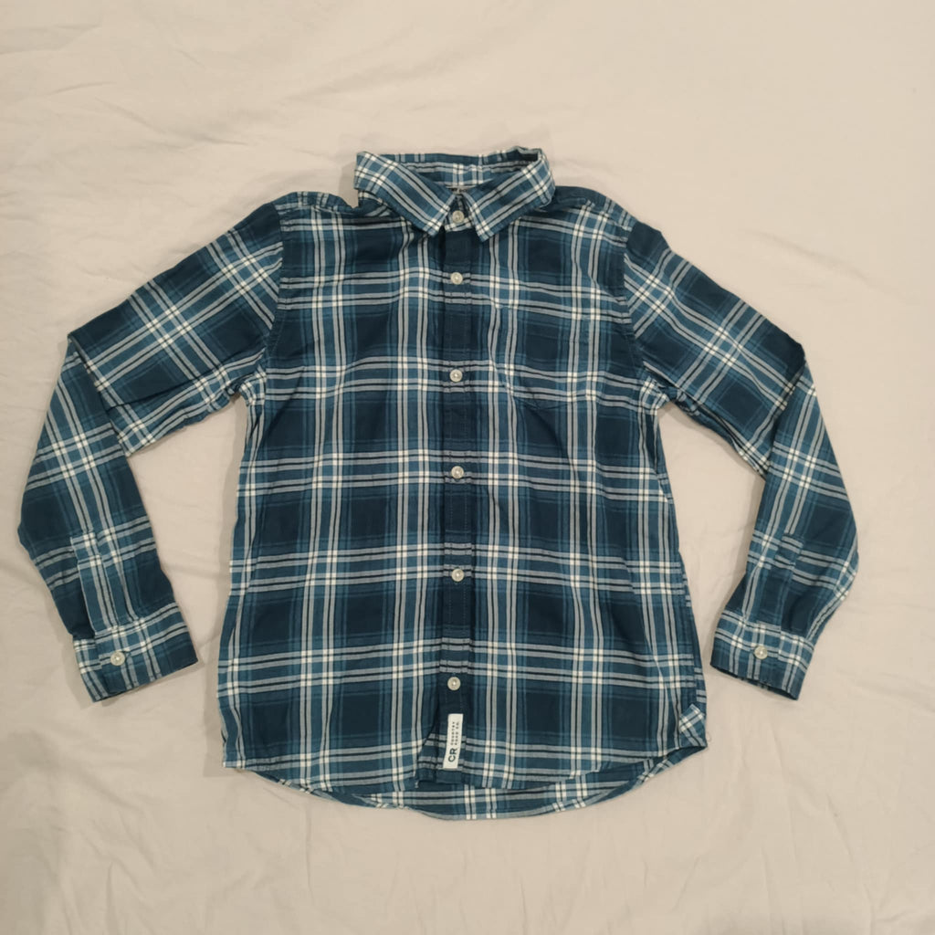 COUNTRY ROAD shirt size 7 boys checkered long sleeve