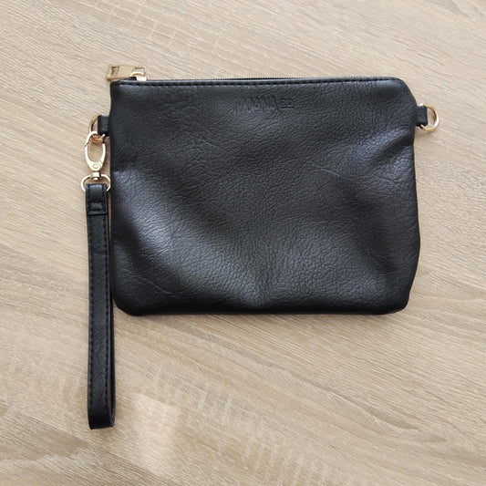 MOANA RD zipper pouch black