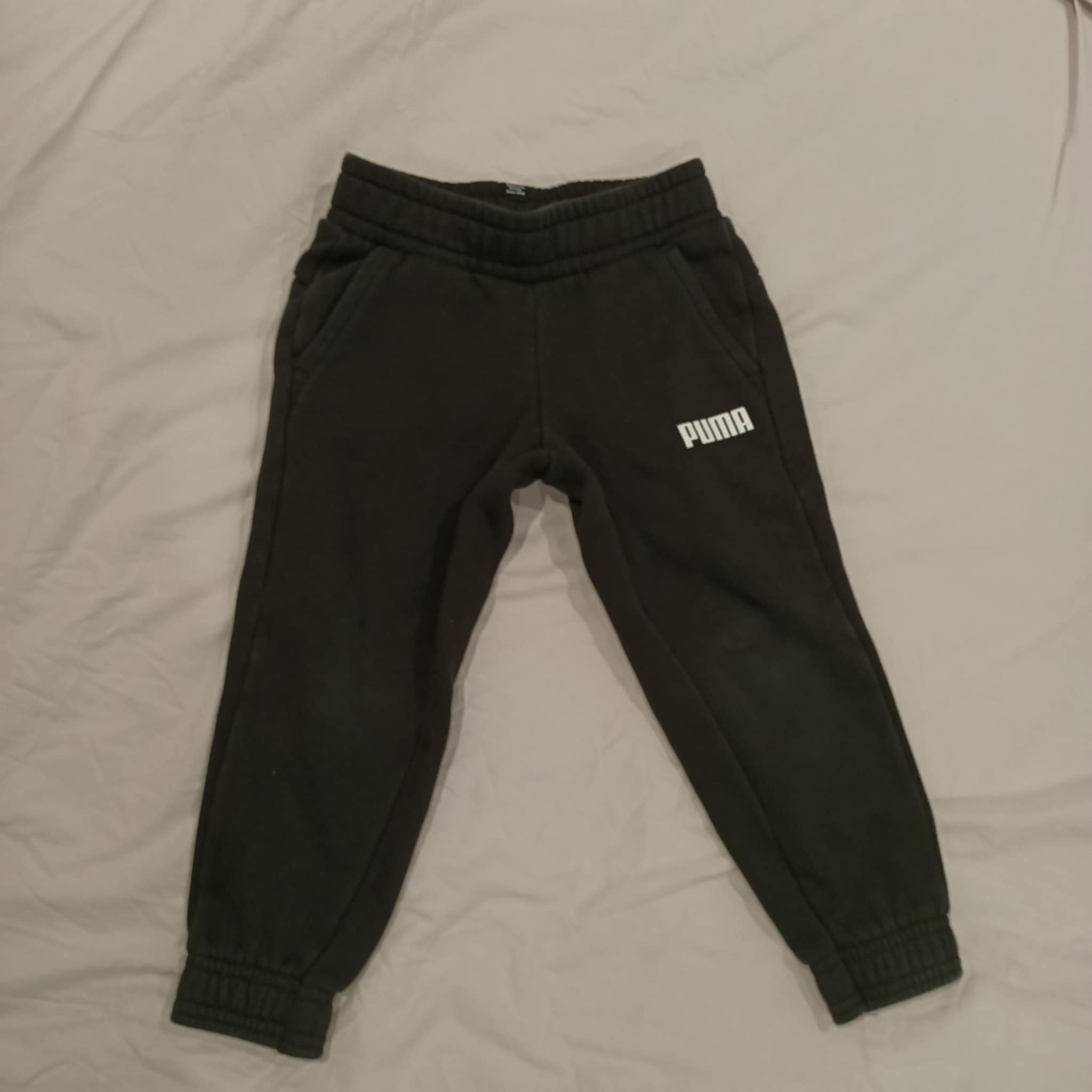 PUMA track pants size 3-4 boys black