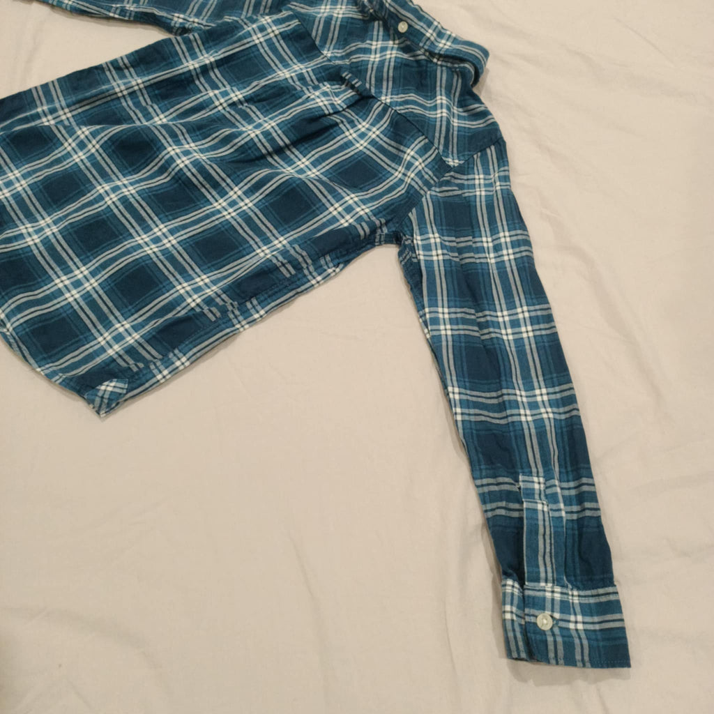 COUNTRY ROAD shirt size 7 boys checkered long sleeve