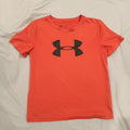 UNDER AMOUR tee size 7 boys short sleeve orange