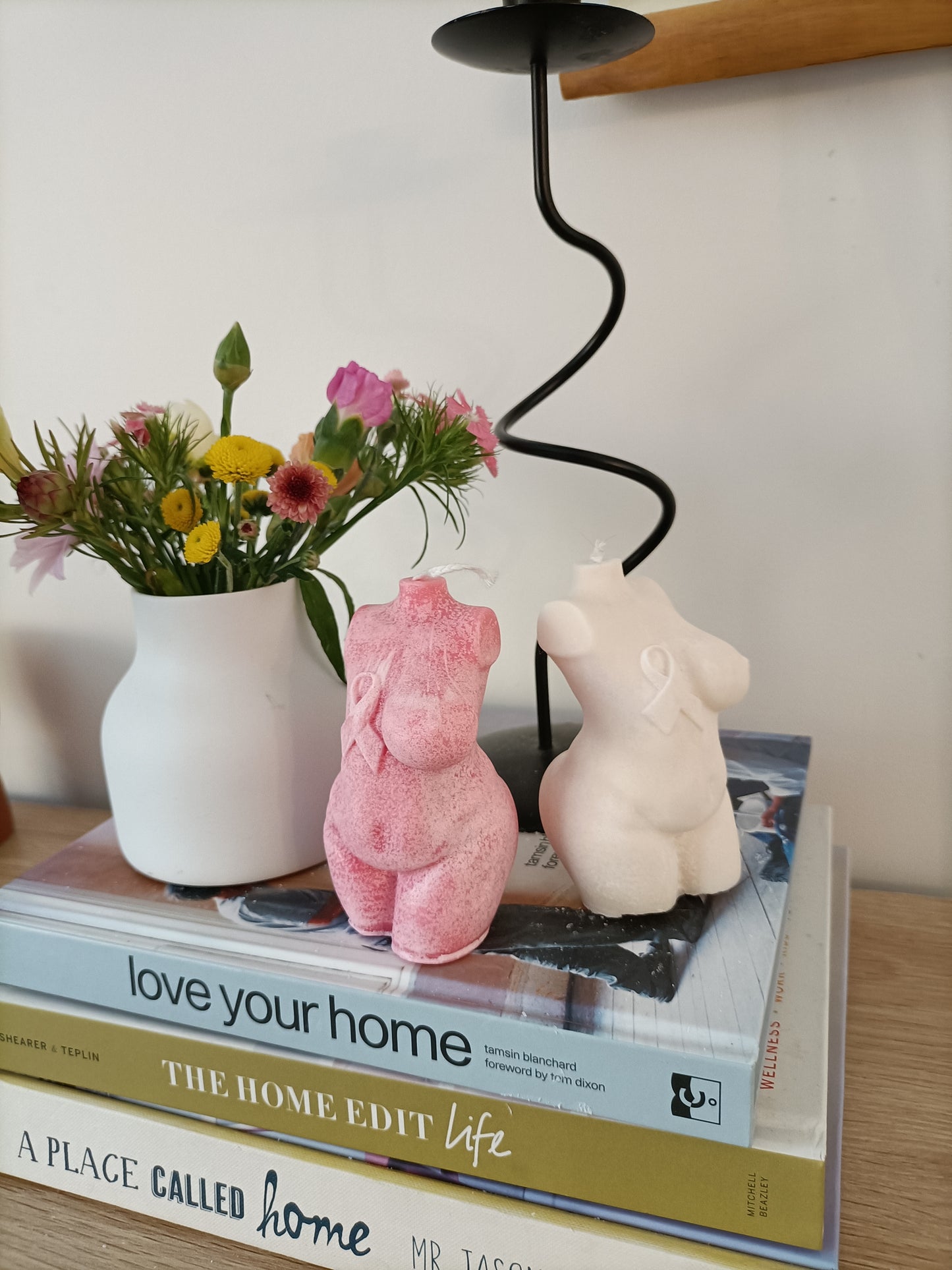 Warrior Soy Candle - Breast Cancer Awareness