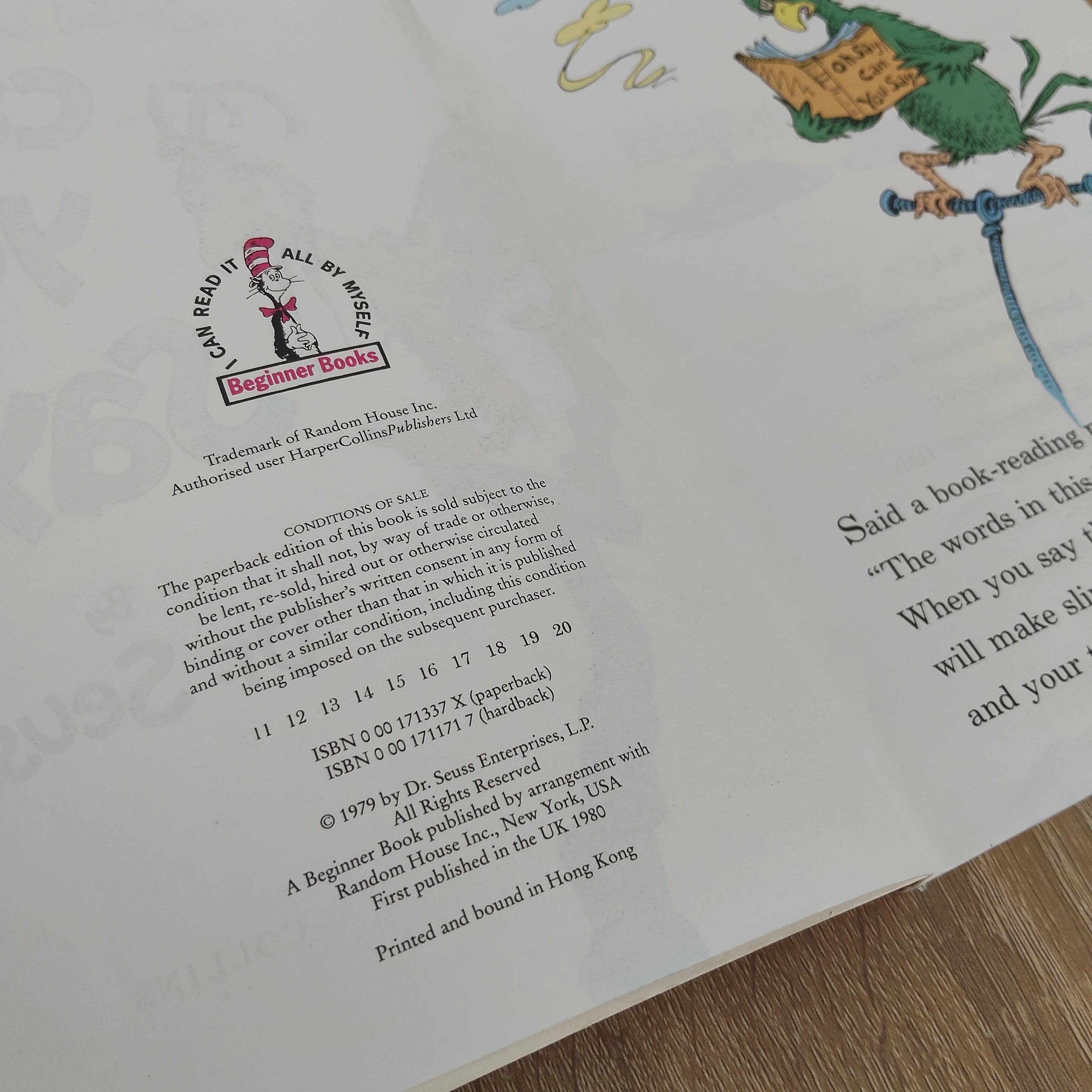 Oh Say Can You Say? by Dr. Seuss Book