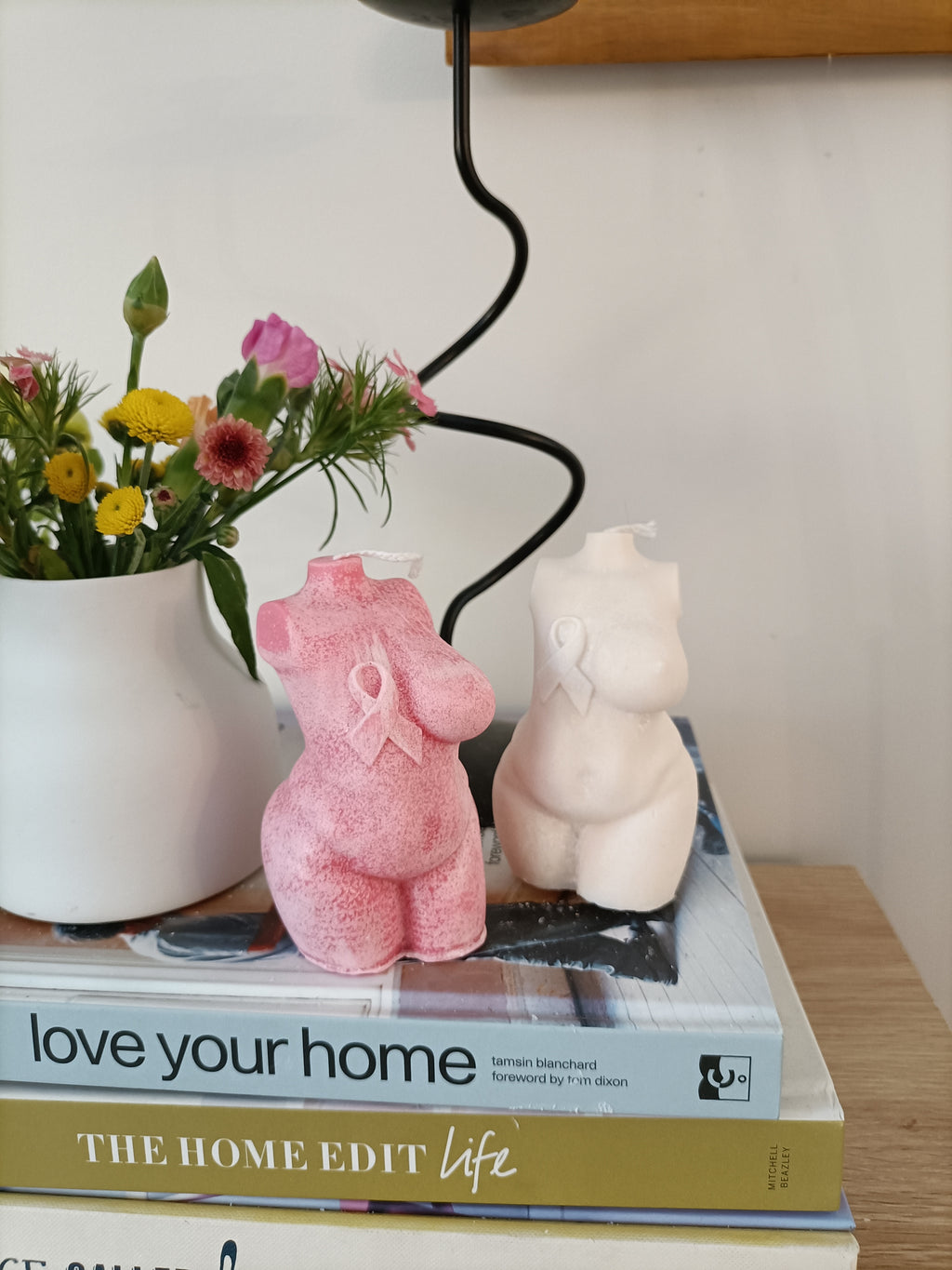 Warrior Soy Candle - Breast Cancer Awareness