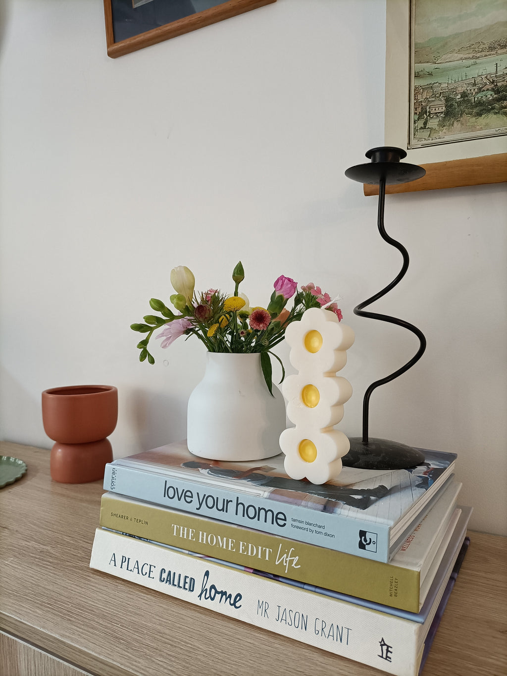 Flower Tower Candle