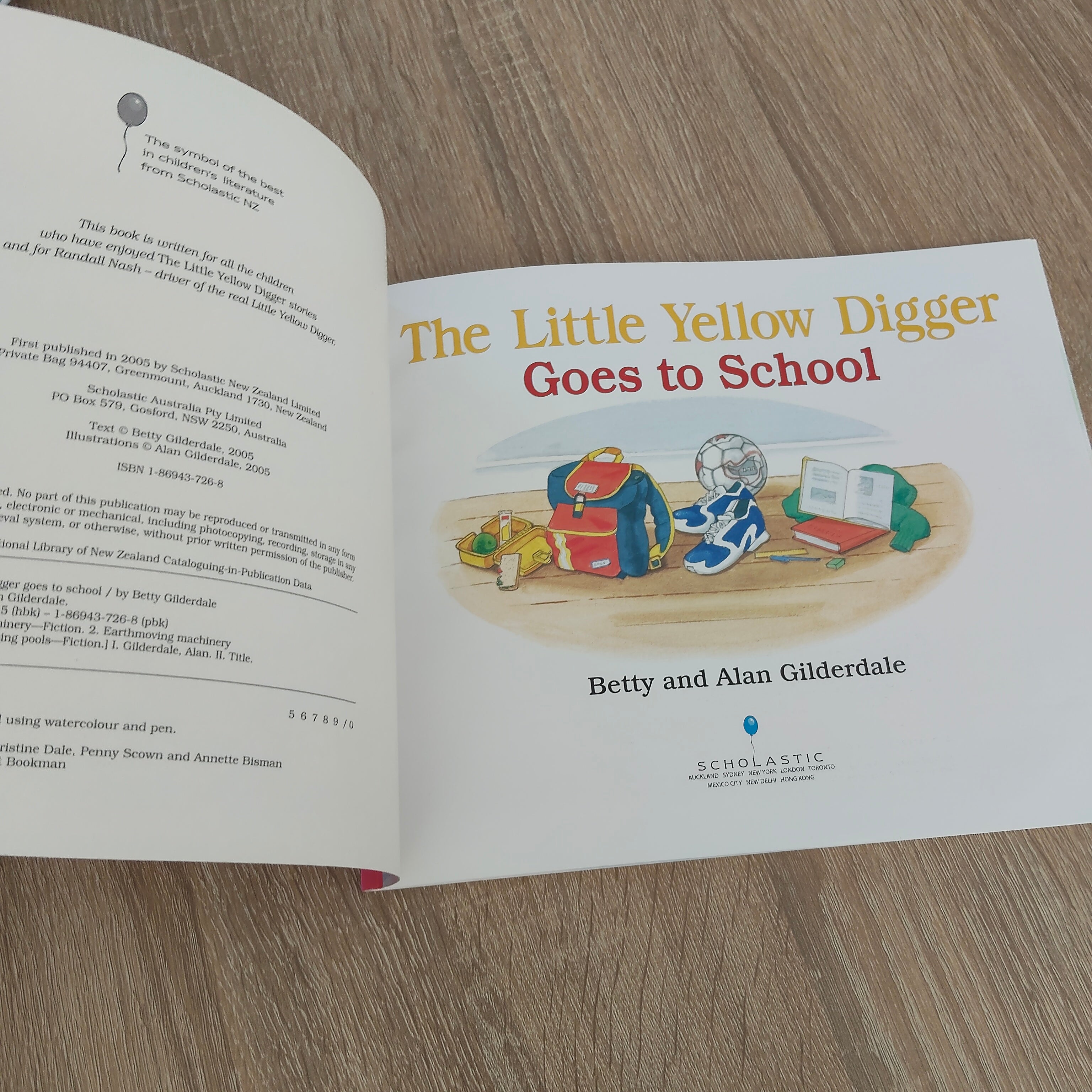 The Little Yellow Digger Goes To School Book
