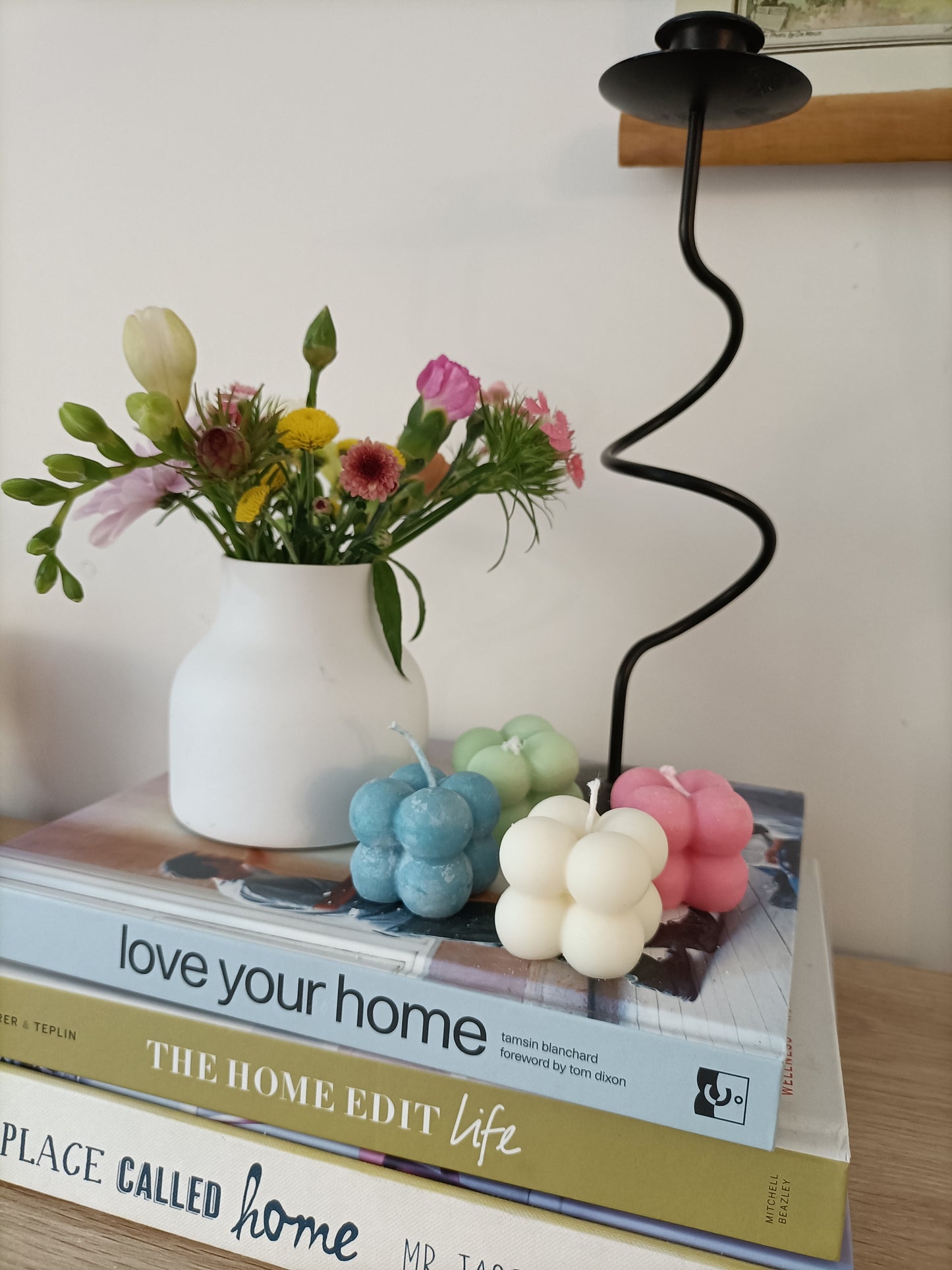 Mini Bubble Cube Candle