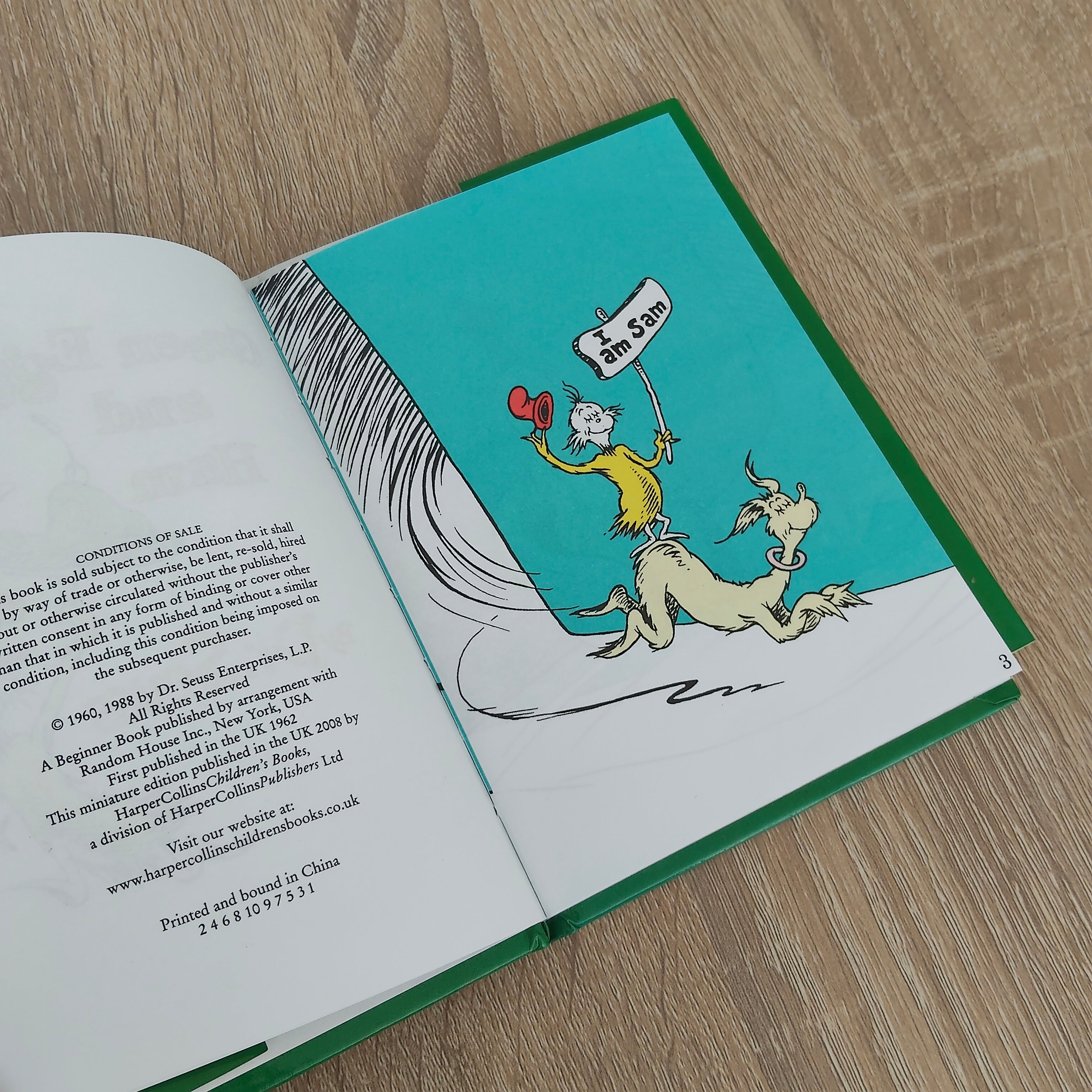 Green Eggs & Ham by Dr. Seuss Book