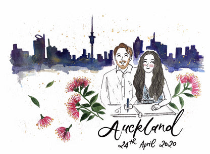 Hand-painted Custom Commissioned Portraits