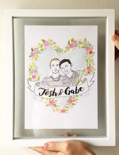 Hand-painted Custom Commissioned Portraits