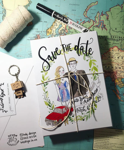 Hand-painted Custom Commissioned Portraits