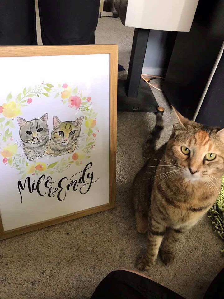 Hand-painted Custom Commissioned Portraits