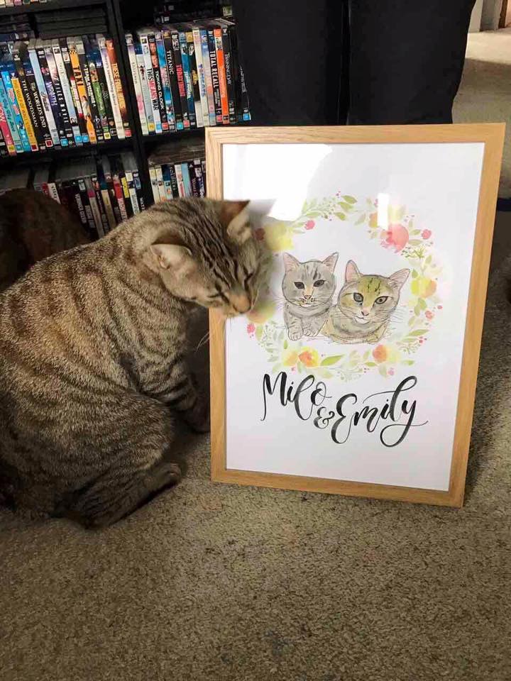 Hand-painted Custom Commissioned Portraits