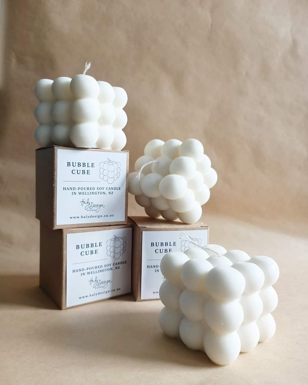 Bubble Cube Candle