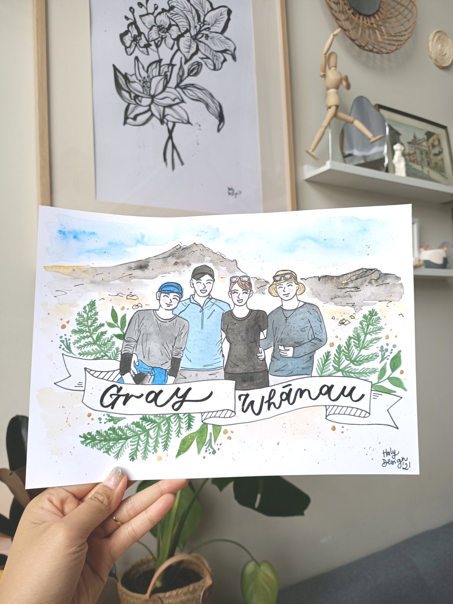 Hand-painted Custom Commissioned Portraits