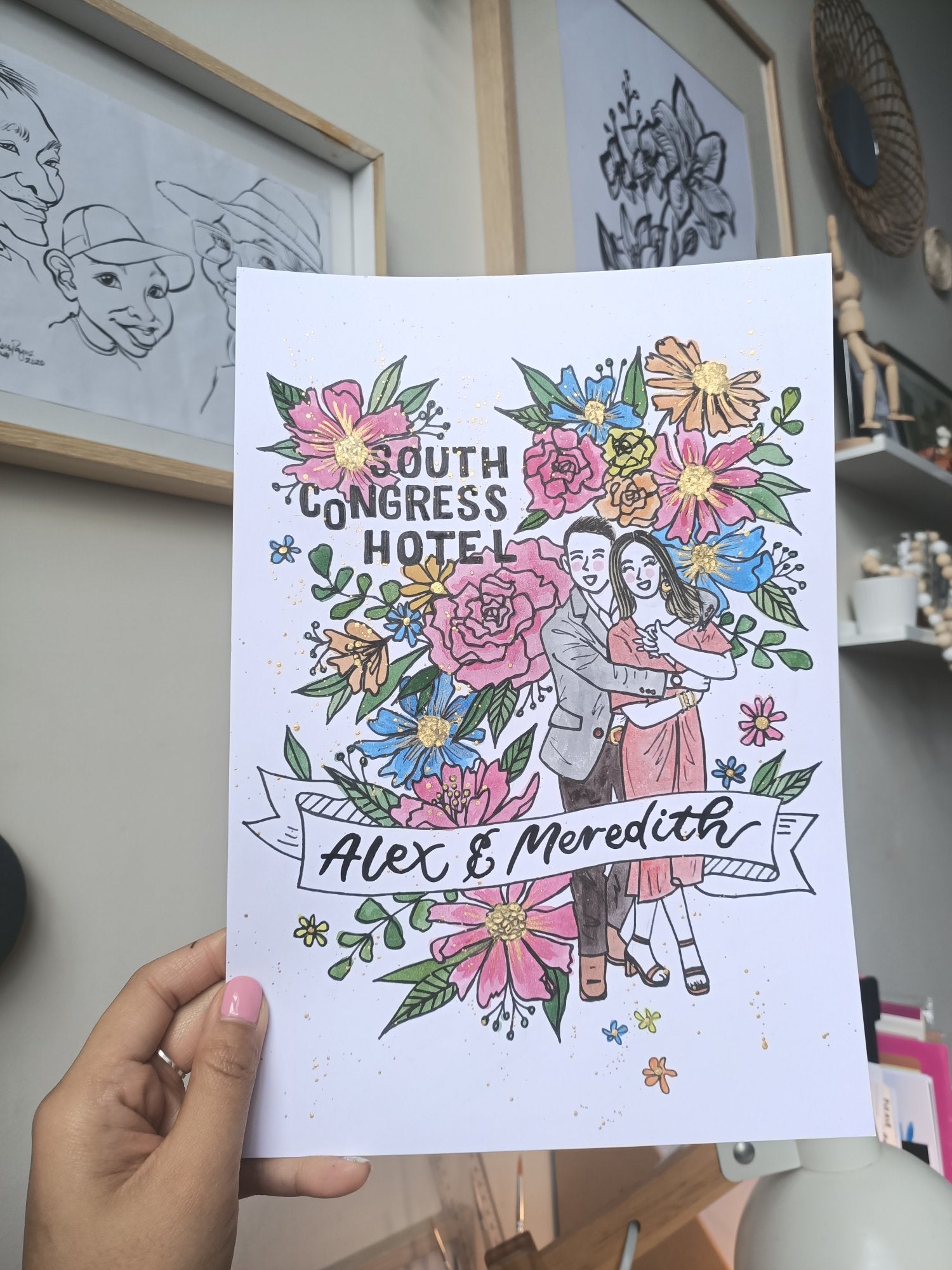 Hand-painted Custom Commissioned Portraits