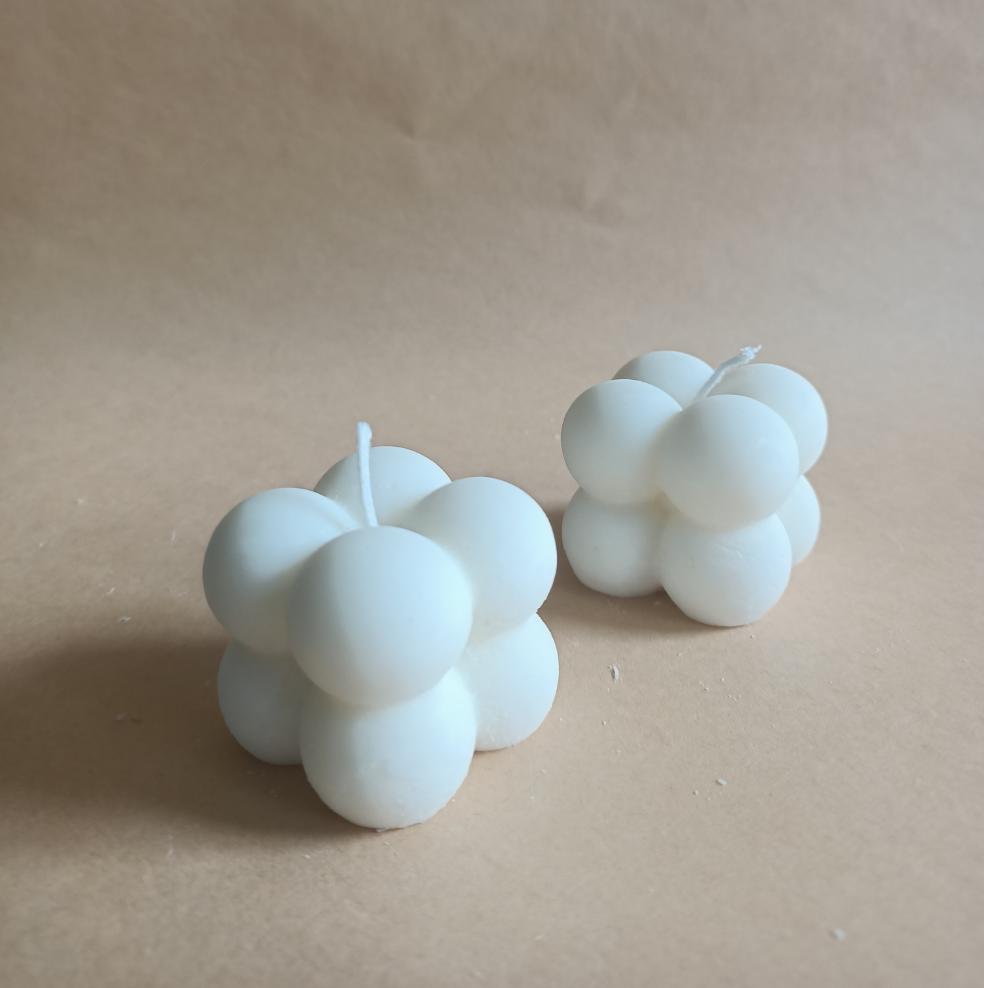Mini Bubble Cube Candle