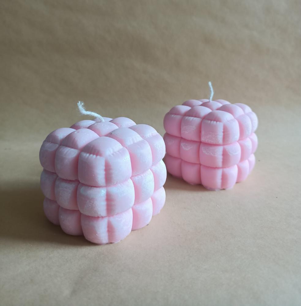 Wholesale - Puffy Cube Soy Candle