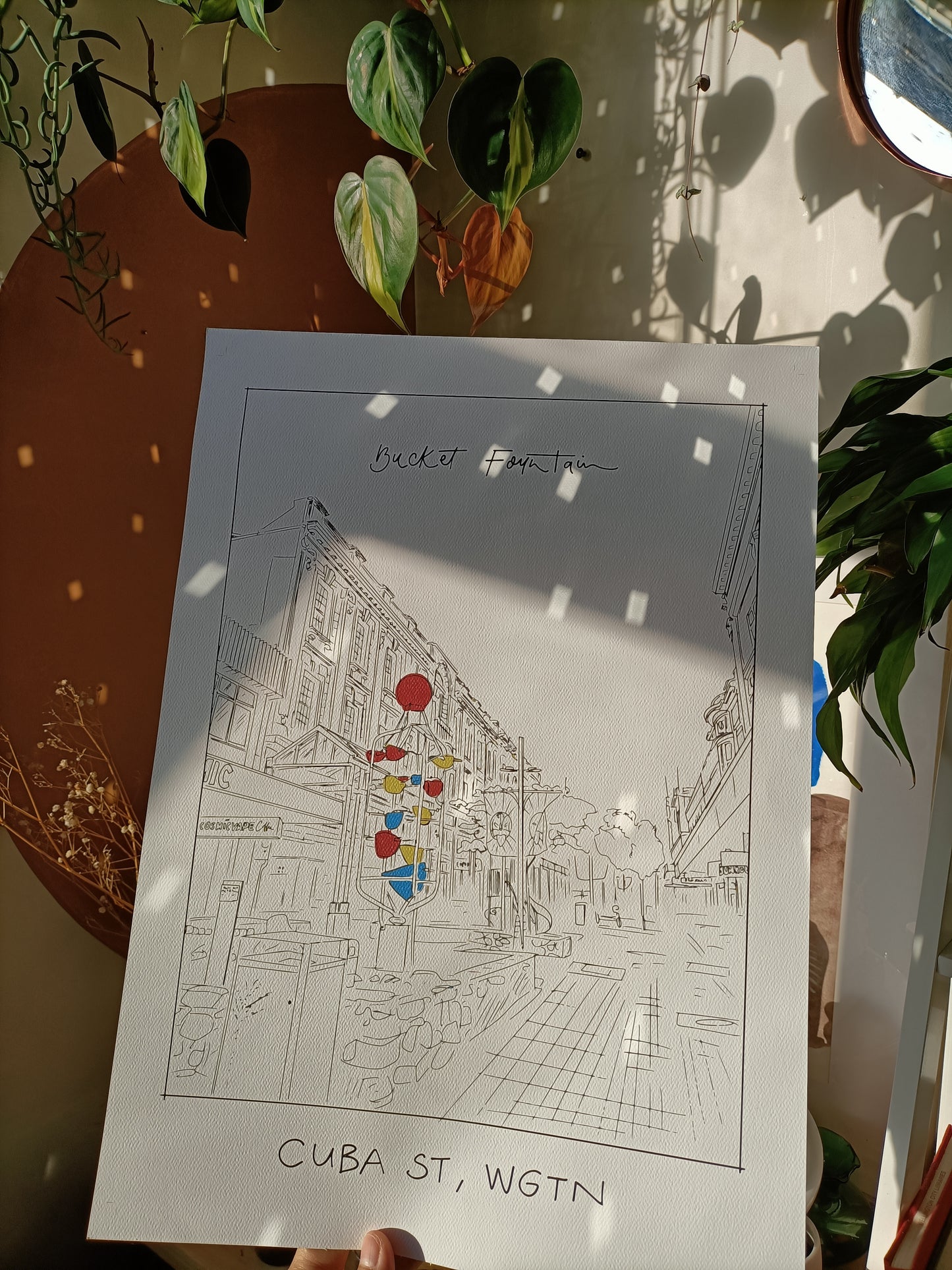 'Bucket Fountain' Art Print - LIMITED EDITION