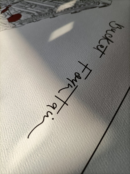 'Bucket Fountain' Art Print - LIMITED EDITION