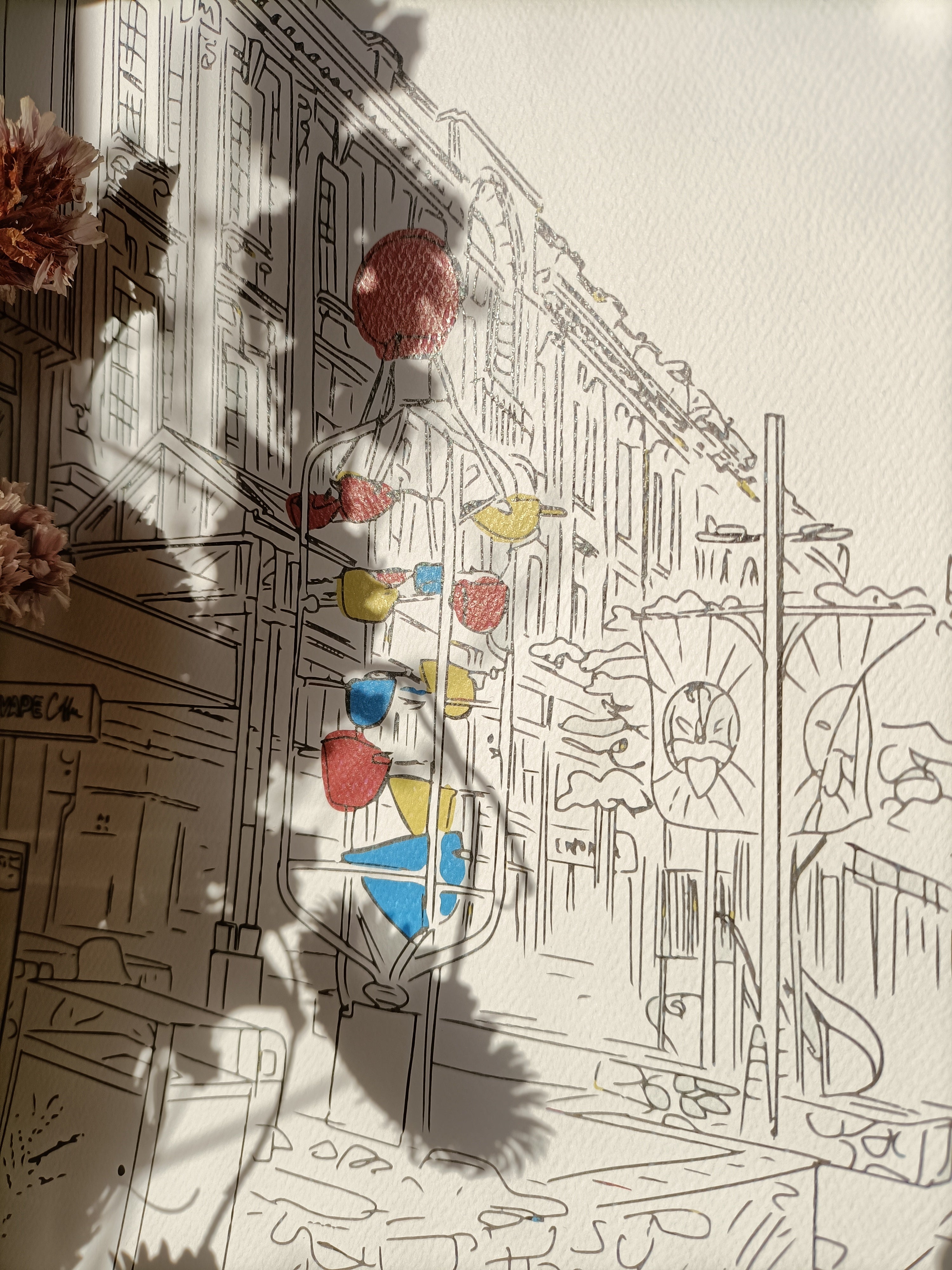 'Bucket Fountain' Art Print - LIMITED EDITION