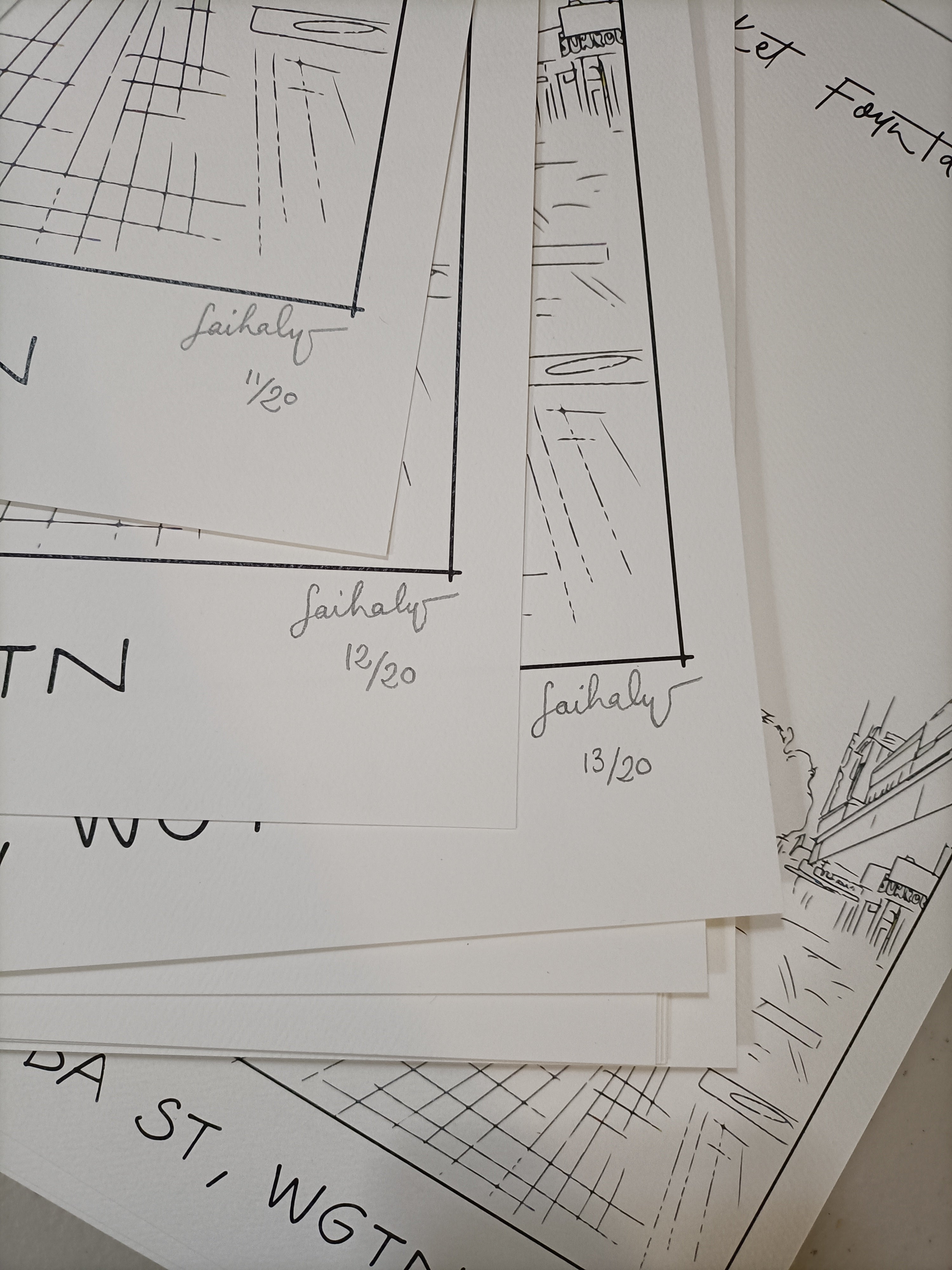 'Bucket Fountain' Art Print - LIMITED EDITION