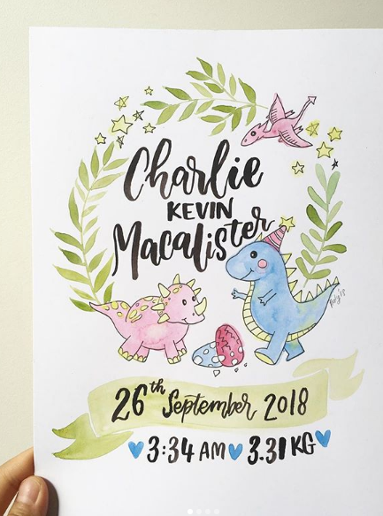 Custom Baby Print