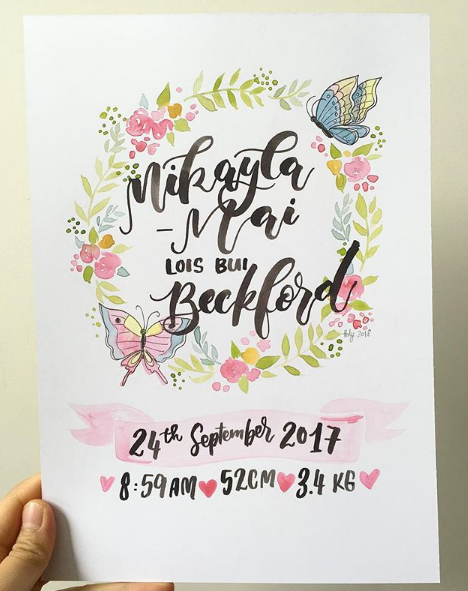 Custom Baby Print