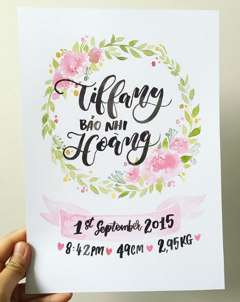 Custom Baby Print