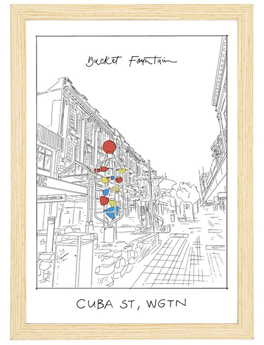 'Bucket Fountain' Art Print - LIMITED EDITION